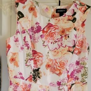 Beautiful Floral dress with belt